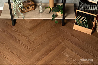 Кварцвиниловые полы Vinilam Parquet Herringbone 6,5 мм IS11200 Паркет Винсент фото 1 | FLOORDEALER